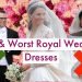 The 7 Best and three Worst Royal Wedding Dresses: Kate Middleton, Meghan Markle, and More…