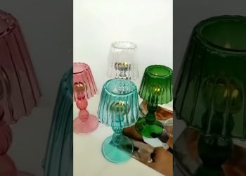 Glass Candlesticks Table Lamp Shape Candle Holders For Home Wedding Room Decoration Party Glass Can