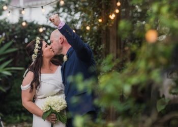 Intimate Backyard Wedding with Amazing Vows // Lindsay and Mike