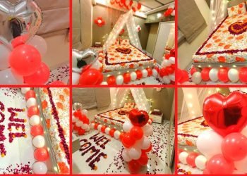 First Night Decoration Ideas – Bedroom Decoration For First Wedding Night | Het Decor