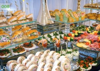 Buffet Table decorating ideas # 008 | Wedding Appetizer Buffet Table