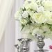 Pewter Gray & Ivory Wedding Table Decor (Minimal/Elegant)
