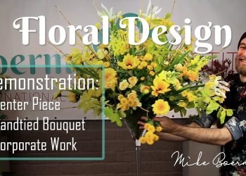 Making Event / Wedding, Big Bouquet & Table arrangements by Mike Boerma (Floral Design Demo #3)