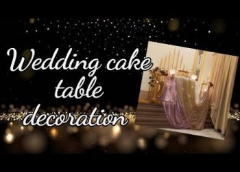 Bridal wedding cake table decoration ideas DIY|| wedding cake table decoration