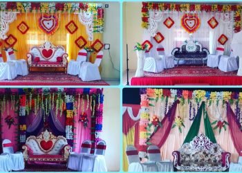 Top 20 Easy Wedding Stage designs | flowers Background decorated by SagarTent House #wedding