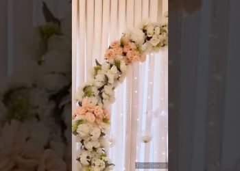 wedding backdrop decoration ideas DIY #shorts