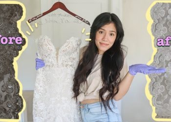 HOW TO CLEAN A WEDDING DRESS – save your money $$$ and wash it at home!!