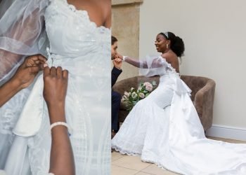 Wedding Dress Train Tutorial | DIY Detachable Train on My Wedding Dress