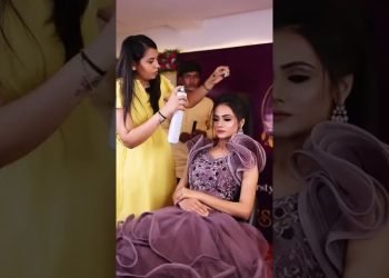 Wedding Bridal Hairstyle | Bridal Makeup | Makeup by step-by-step | #shorts #hairstyle #bridal #Nice