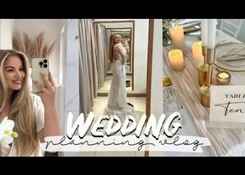 WEDDING PLANNING VLOG: Trying on Dresses, Wedding Decor Mockup & My Current Weight loss plan / Workout Routine