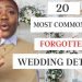 20 Commonly Forgotten Wedding Details Every Bride Must Know | Wura Manola
