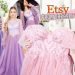 TRYING ON ETSY PROM DRESSES !! * most beautiful dresses ever *