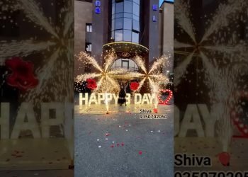 birthday surprise|| celebration || balloon decoration ideas||easy birthday decoration #shorts