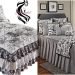 Triple Ruffle Classically Bedsheet design idea 2023 || Printed & Plain Cotton frilly bedsheet Design