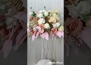 Angela Flower Wedding Table Centerpiece Flower Ball Arrangement #table #wedding #diy #backdrop