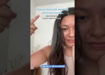 Tips on how to Cope with Wedding Planning Anxiety (Based on Mental Health Experts) | The Knot #shorts