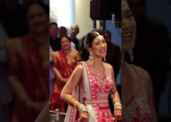 Beautiful Sangeet Dance Performance by the Bride and her Sister – Indian Wedding in Baltimore