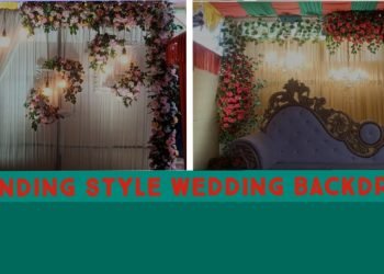 Tranding style wedding decoration || Recent wedding backdrop & light decoration