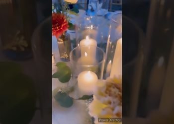 wedding decoration ideas DIY dollar tree centerpiece #shorts #youtubeshorts #viral #trending