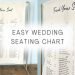Easy Canvas Wedding Seating Chart | Wedding DIY