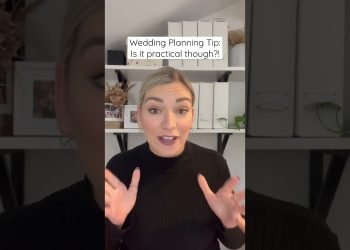 Wedding planning trend… is it practical though? #shorts #ukweddingplanner #weddingtrend