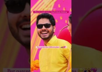 If you want an intimate wedding but your parents have different plans… #viralshortvideo #haldi