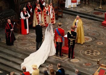 The Royal Wedding Ceremony at Westminster Abbey