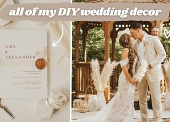 EVERYTHING I DIYED FOR MY WEDDING ???? // Cricut Wedding Projects + DIY Wedding Decor Ideas
