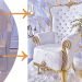 SEE HOW I TURNED A PLASTIC CHAIR INTO A THRONE CHAIR | DIY CHAIR ON A BUDGET!