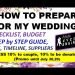 Wedding Checklist, HOW TO PREPARE A WEDDING? Step by Step Guide during ECQ, Budget,Suggestions