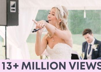 Bride SINGS EPIC Thank You Song to Wedding Guests