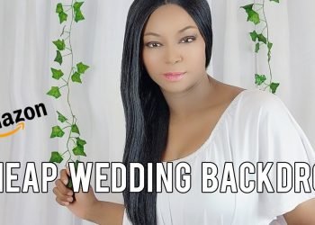 CHEAP Wedding Backdrop Ideas / Low cost Backdrop Curtain / EASY Wedding Backdrop / DIY WEDDING BACKDROP