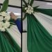 FLORAL BACKDROP DESIGN TABLE SKIRTING TUTORIAL #backdropdesign