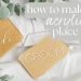 DIY ACRYLIC WEDDING PLACE CARDS | 2 WAYS! Using Cricut or Sharpie Pens | Wedding DIY Series ✨