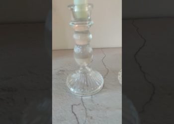 Glass Candle Holder For Taper Candles Table Decoration Wedding Centerpieces