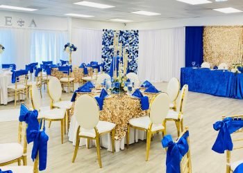 Allen wedding Royal Blue and Gold