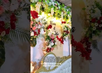 dekor 4 METER #dekorasi #dekorasilamaran #intimatewedding #dekorasiakad #wedding #shorts #pelaminan