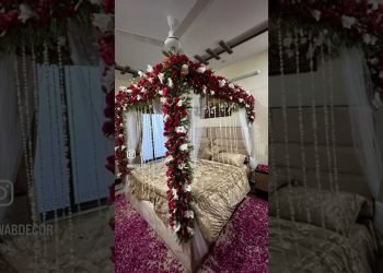 Wedding Room Decoration by #wabdecor ☎️ 03365559393 #bedroom #weddingroom #saij #wedding #flowers
