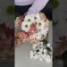 Fresh Flower Wedding Table Decor: Bicolor Carnations, Ruscus, & White Daisies DIY!