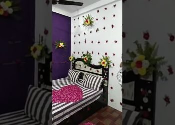 latest wedding room decoration #tagsforlikes #flowerdecoration #roomdecoration