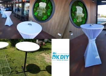 Find out how to make Cocktail tables / DIY Bar tables / Wedding high tables / Part 2