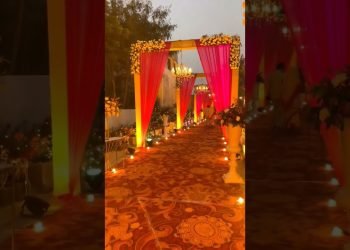 Recent Wedding Decoration Ideas ! Gallery Decoration Video ! #shorts #viral #youtubeshorts #wedding
