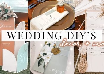 DIY WEDDING DECOR | Reasonably priced, Budget Friendly, On-Trend Signage, Seating Chart, Stationary + MORE