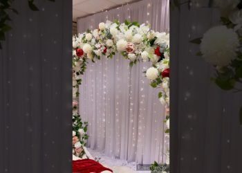 best wedding stage backdrop decoration ideas #shorts #youtubeshorts #viral