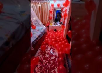 Anniversary decoration ideas at home / room decoration / #anniversary #bhopal