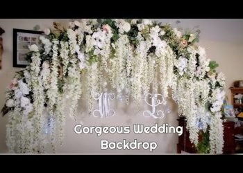 DIY Georgeous 10 ft Wedding/Event Floral Decor/Photo Backdrop