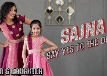 Sajna | Say yes to the dress | Badshah | Nivi and Ishanvi | mom daughter dance | Laasya
