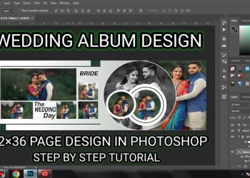 how you can create latest wedding album design in Photoshop tutorial#trending#wedding#albumdesign#viral#song