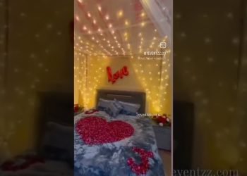First'night room decoration| wedding night room decoration| wedding bed Decoration| 1st night decor