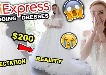 ALIEXPRESS WEDDING DRESS HAUL | TRYING ON CHEAP WEDDING DRESSES FROM ALIEXPRESS 2020 (i'm SHOCKED)